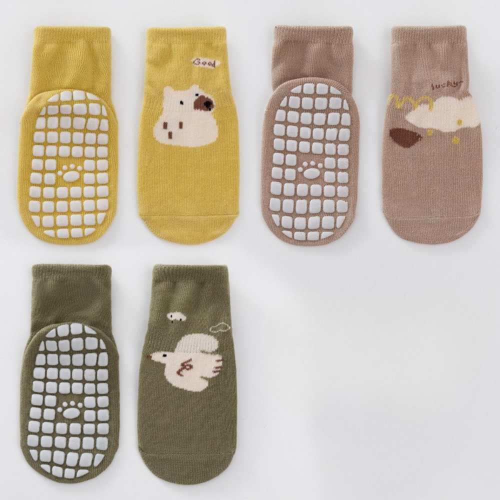 Chaussettes antidérapantes pour bébé/enfant en lycra Olly™